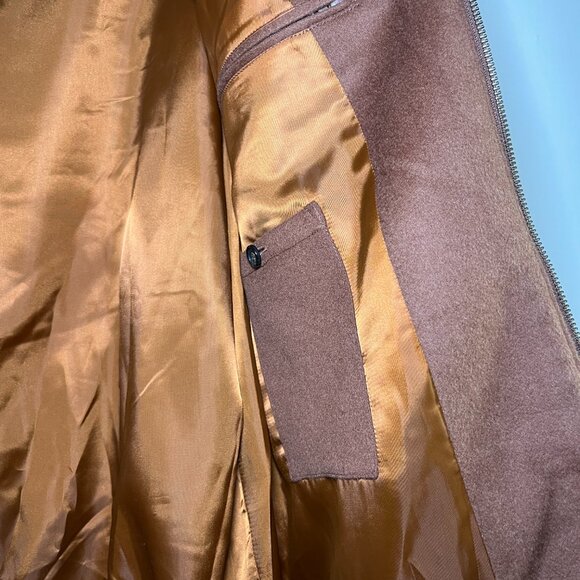 Peter Millar Men's Full Zip Bomber Wool Jacket Size XXL - Note all minor flaws - Picture 3 of 14